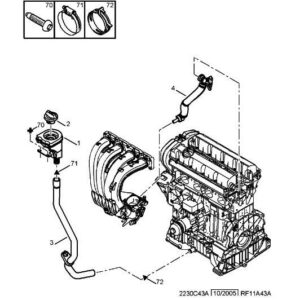 Citroen Dispatch 1994-2006 Diesel Gas Recycling Breather