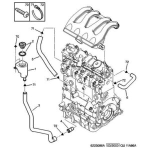 Citroen Dispatch 1994-2006 Diesel Engine Breather Hose