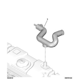 Citroen C2 2003-2007 Petrol Oil Vapor Hose