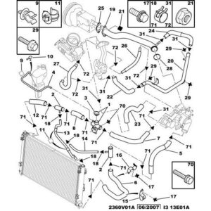 Citroen C-Crosser 2007-2012 Petrol Water Pump Gasket