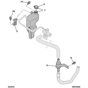 Citroen C-Crosser 2007-2012 Petrol Vacuum Pressure Valve Plug