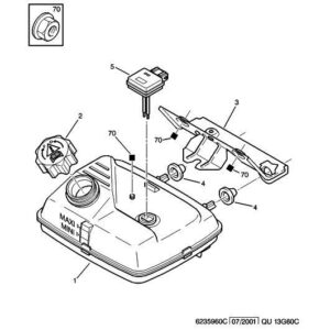 Citroen Dispatch 1994-2006 Diesel Engine Water Expansion Chamber