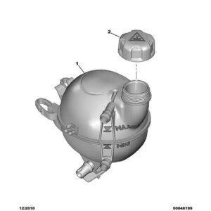 Citroen C3 2002-2005 Petrol Engine Water Degassing Tank