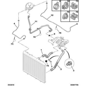 Citroen Berlingo 2012-2015 Diesel Wiring Harness Clip