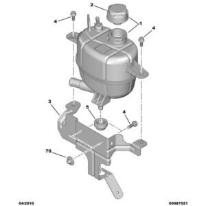 Citroen Nemo 2008-2015 Petrol Degassing Tank Bracket