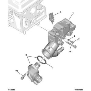Citroen C2 2003-2007 Petrol Thermostat Fitting