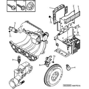 Citroen C3 2005-2009 Petrol Water Temperature Sensor