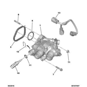 Citroen DS3 2010-2022 Petrol Water Pump Mounting Stud