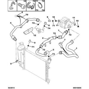 Citroen Xsara 2000-2004 Petrol Engine Water End-Piece Gasket