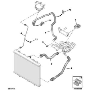Citroen Dispatch 2007-2011 Diesel Engine Water Pipe