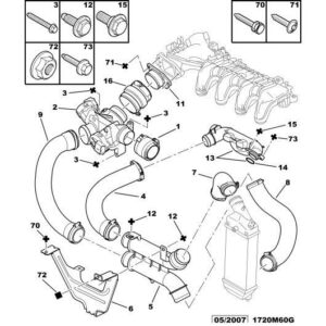 Citroen C5 2004-2008 Diesel Turbo Noise Reducer