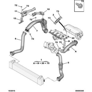 Citroen DS4 2010-2021 Petrol Distrib.Chamber Side Air Union