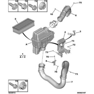 Citroen Dispatch 2016-2020 Diesel Air Intake Pipe