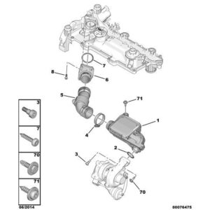 Citroen C2 2007-2009 Petrol Intake Air Resonator