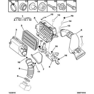 Citroen C-Crosser 2007-2012 Petrol Air Filter