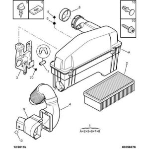 Citroen C3 2002-2005 Petrol Air Filter