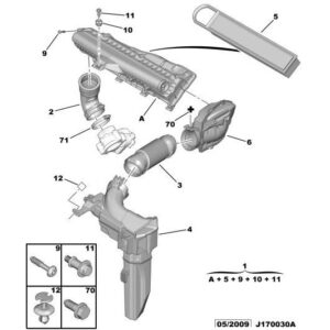 Citroen DS3 2010-2022 Petrol Air Filter