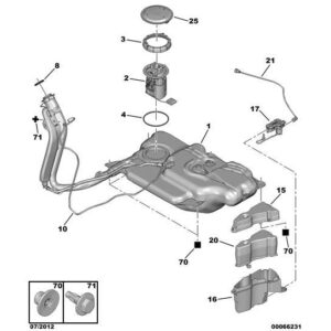 Citroen DS3 2010-2022 Diesel Fuel Additive Sump