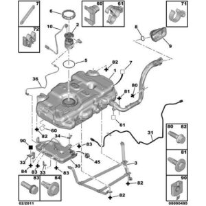 Citroen Dispatch 2007-2011 Diesel Fuel Gauge Harness