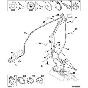 Citroen Saxo 1996-2004 Filler Pipe Joint