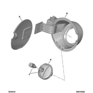 Citroen DS3 2010-2022 Fuel Filler Cap