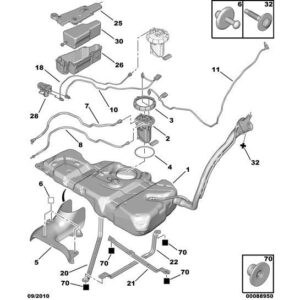 Citroen DS5 2011-2021 Petrol Gauge Without Pump