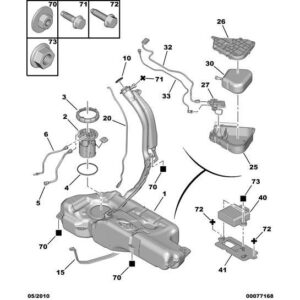 Citroen C4 2008-2010 Diesel Particle Filter Harness