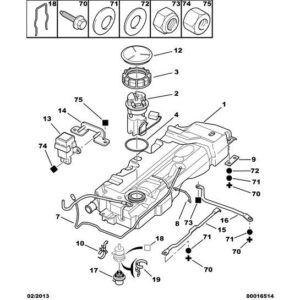 Citroen Xsara 2000-2004 Petrol Fuel Tank Ring