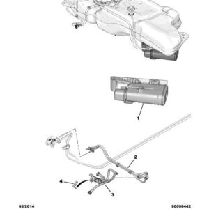 Citroen Berlingo 2008-2012 Petrol Canister Solenoid Valve