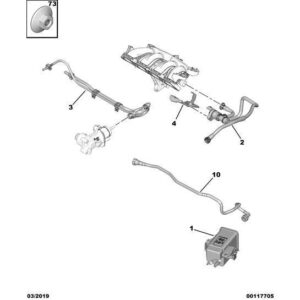Citroen DS4 2010-2021 Petrol Canister Solenoid Valve