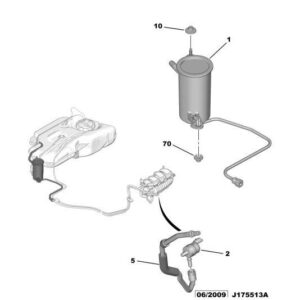 Citroen DS3 2010-2022 Petrol Canister Solenoid Valve