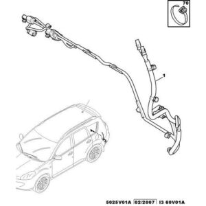 Citroen C-Crosser 2007-2012 Diesel Rear Harness
