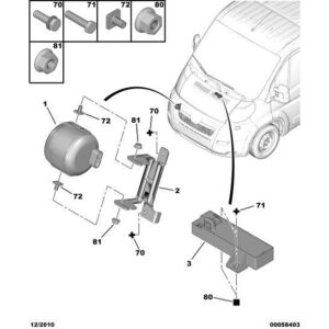 Citroen Relay 2006-2019 Diesel Anti-Theft Alarm Siren