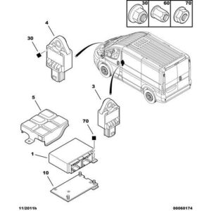 Citroen Relay 2006-2019 Diesel Lateral Airbag Aclrtn Sensor