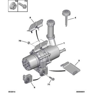 Citroen DS5 2011-2021 Petrol Electric Pump Power Steering