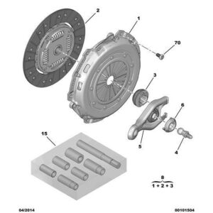Citroen Berlingo 2008-2012 Petrol Clutch Kit