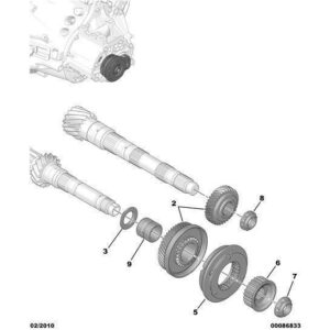 Citroen Berlingo 2015-2018 Petrol Pinion Assembly
