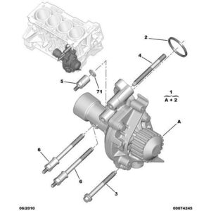 Citroen C5 2004-2008 Petrol Water Pump