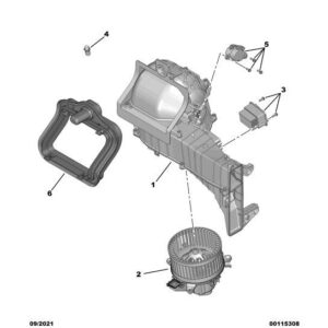 Citroen C5 Air Cross 2018-2021 Petrol Air Conditioner Reduction Gear
