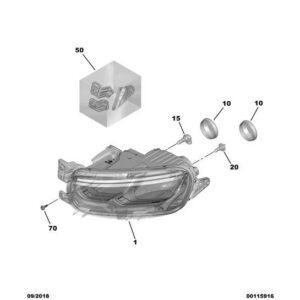 Citroen C5 Air Cross 2018-2021 Petrol Bulb