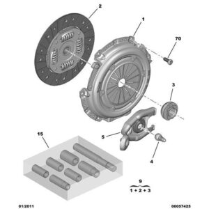 Citroen C4 2008-2010 Petrol Clutch Release Bearing Buffer