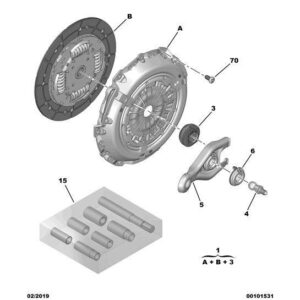 Citroen Berlingo 2012-2015 Diesel Clutch Release Bearing Buffer