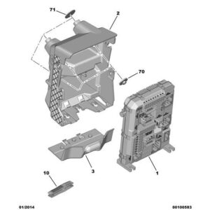 Citroen C4 Catcus 2014-2018 Petrol Anc Control Box