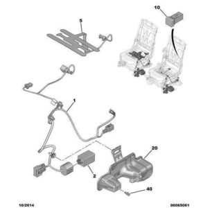 Citroen Berlingo 2015-2018 Petrol Passenger Detection Sensor