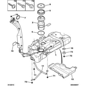 Citroen C5 2001-2004 Diesel Gauge With Pump