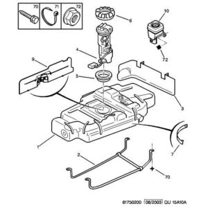 Citroen Dispatch 1994-2006 Diesel Gauge Without Pump