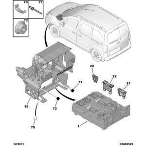 Citroen Berlingo 2015-2018 Petrol Anc Control Box