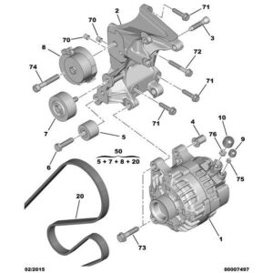 Citroen Berlingo 2008-2012 Diesel Ancillary Belt Roller Kit