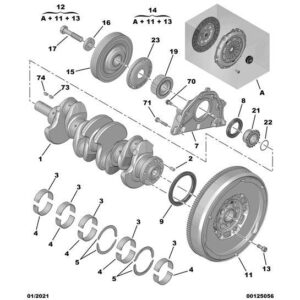 Citroen C5 2008-2021 Diesel Reconditioned Double Flywheel