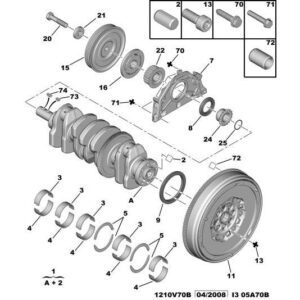 Citroen C-Crosser 2007-2012 Diesel Reconditioned Double Flywheel